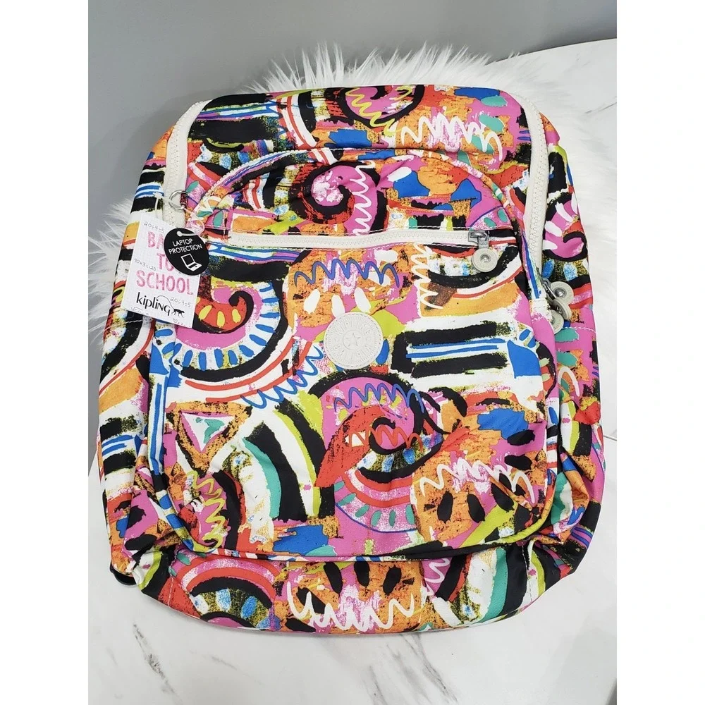NWT‎ Kipling Seoul DANCE FREELY Laptop School Backpack BP4169