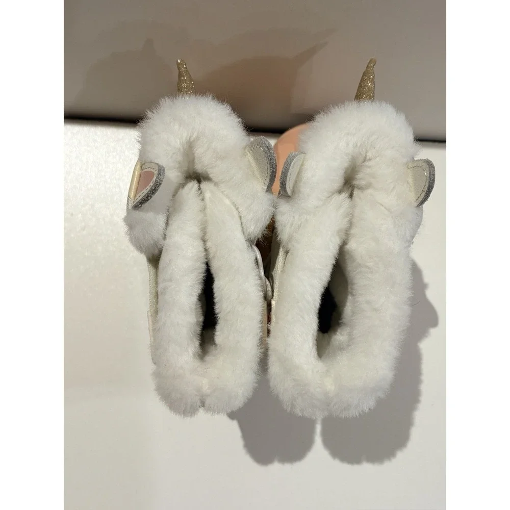 Toddler Frankie Unicorn Winter Boots White/Pink - Cat & Jack -‎ SIZE 6 NWOT