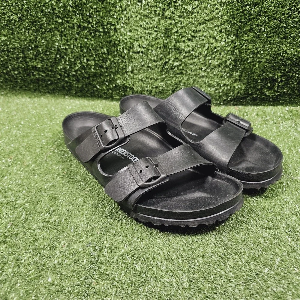 Birkenstock Arizona EVA Essential Black Rubber Slip On Sandals Mens 42 US 9