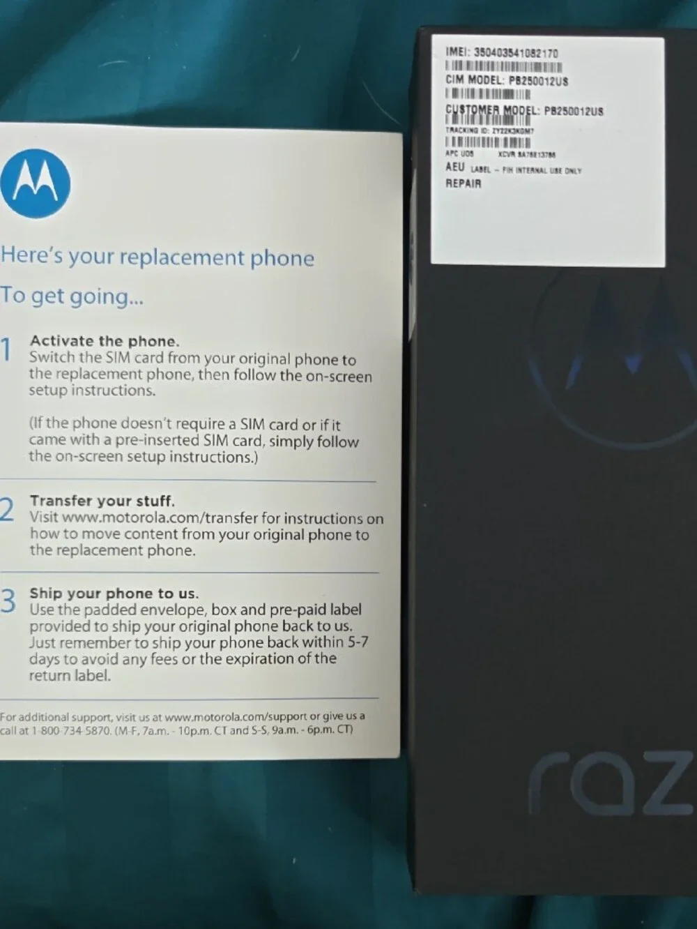 Motorola razr foldable