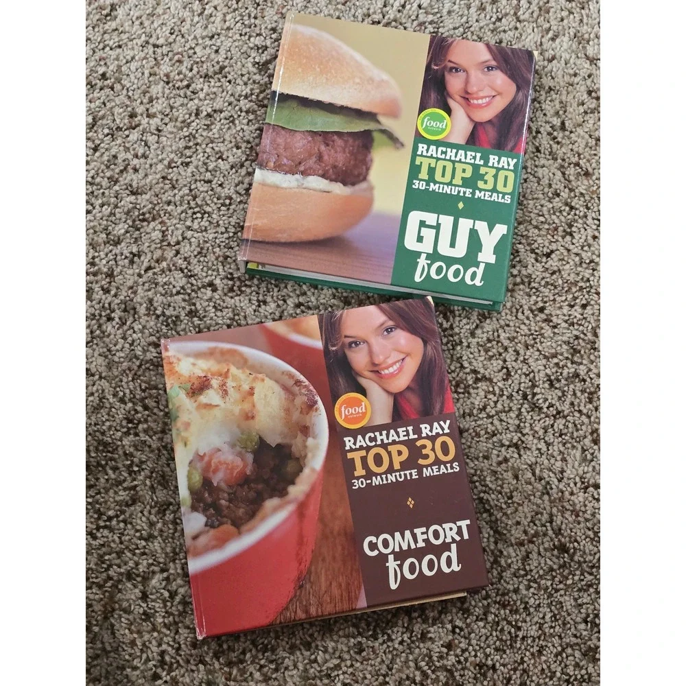 Rachael Ray Top‎ 30 Minute Meals Cookbook Comfort Food Guy Food Set