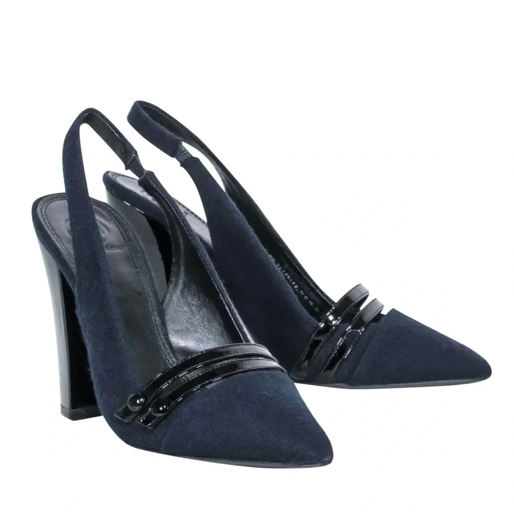 Tory Burch navy pumps