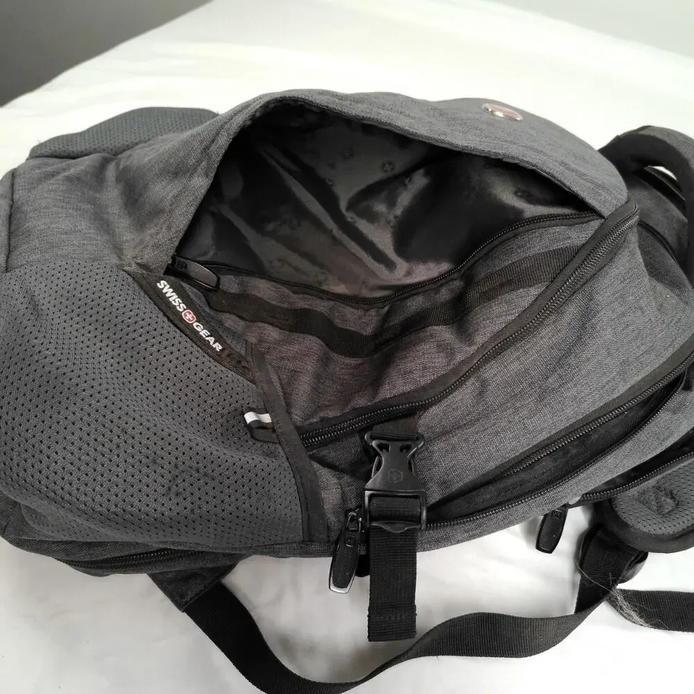 SwissGear Backpack Gray Laptop Tablet Airflow Ergonomic Travel School Bag