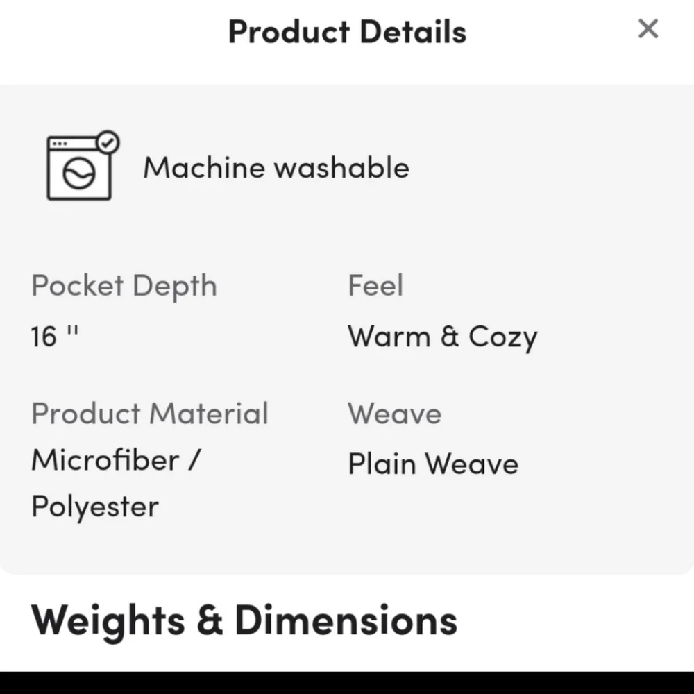 Mirabal microfiber queen