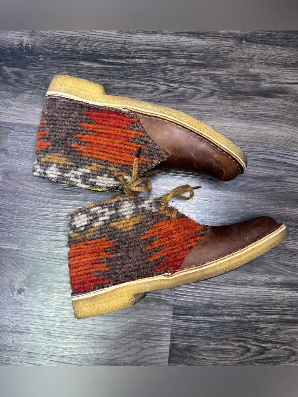 Clarks woolrich desert