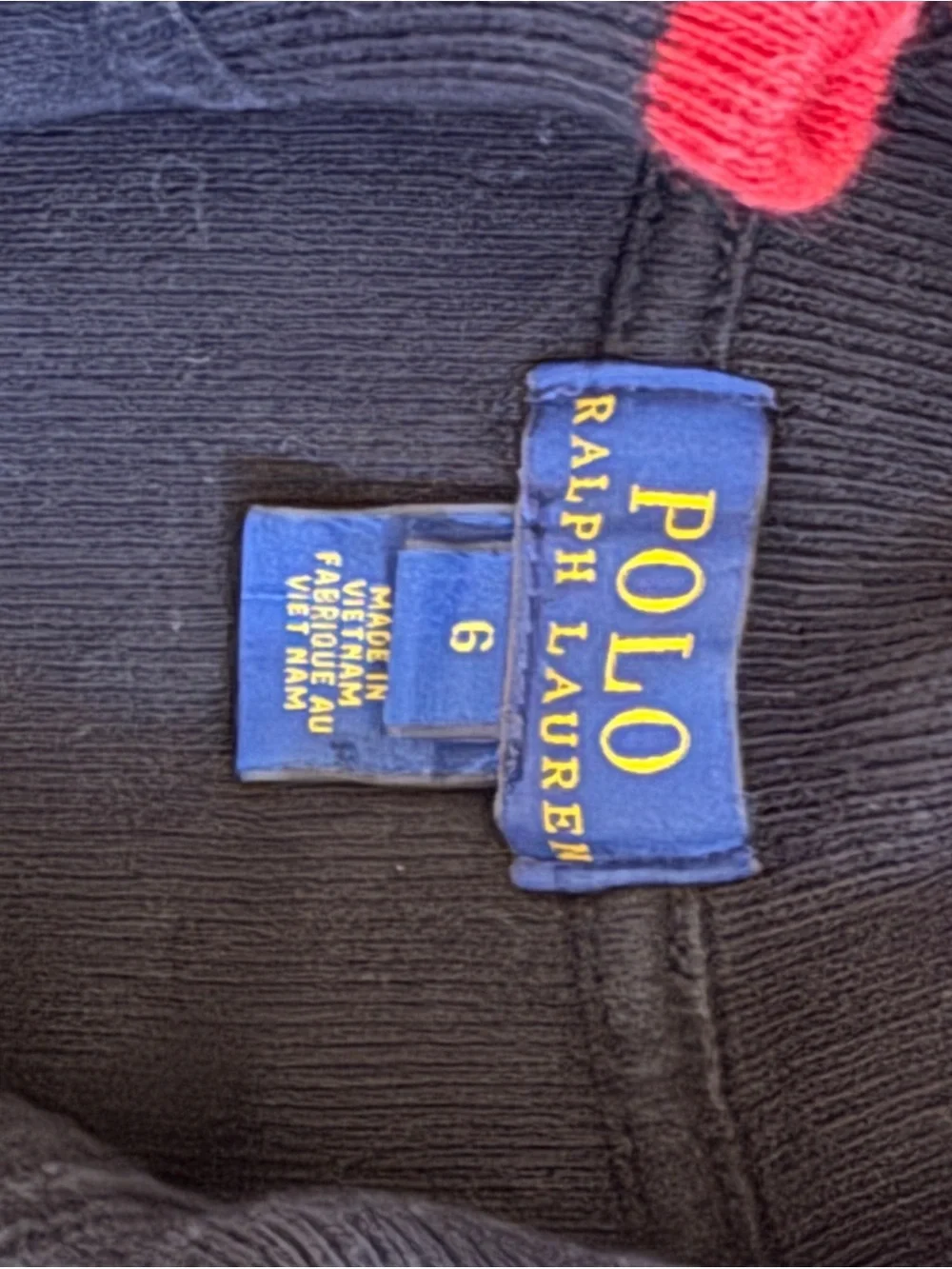 Ralph Lauren black polo