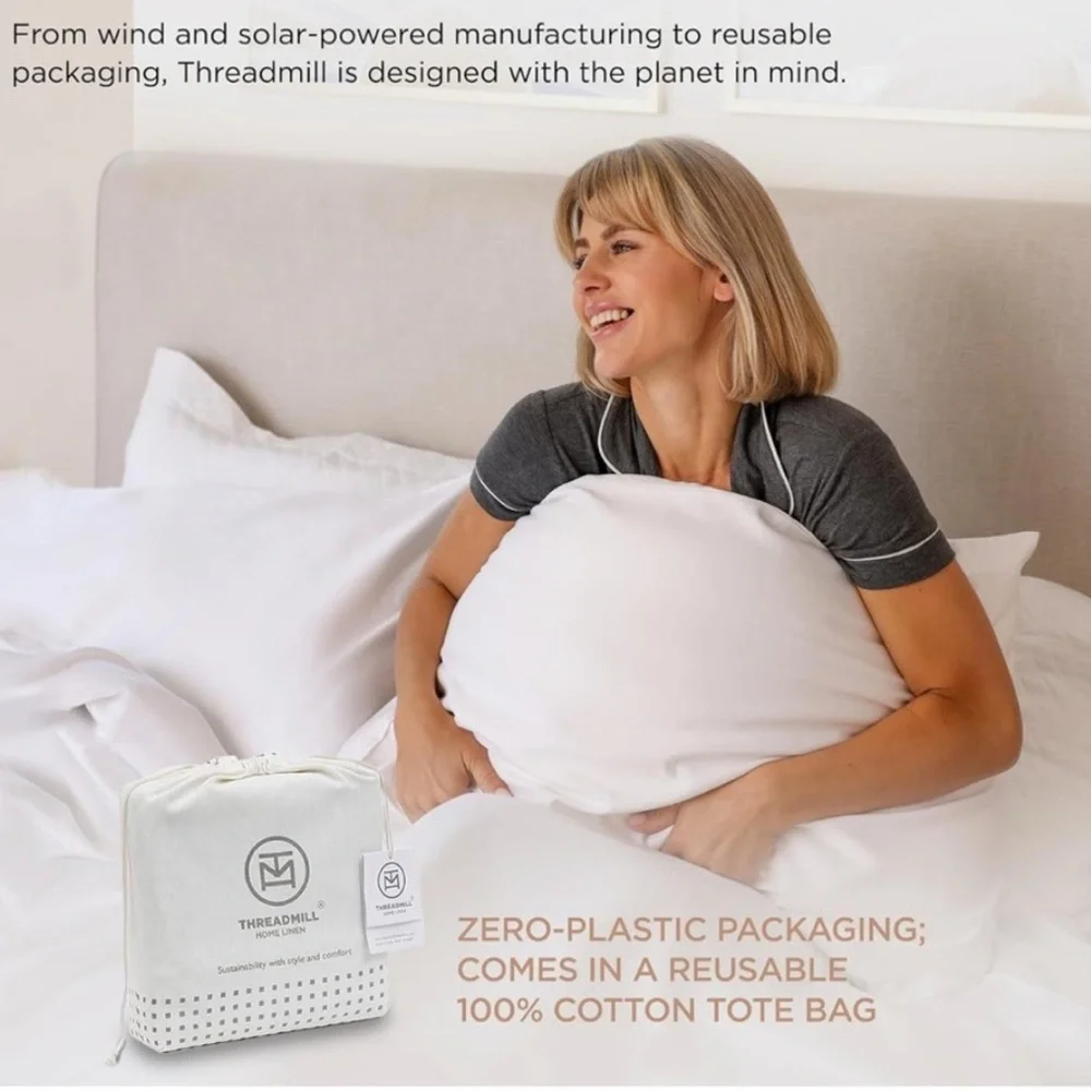 threadmill comforter linen breathable