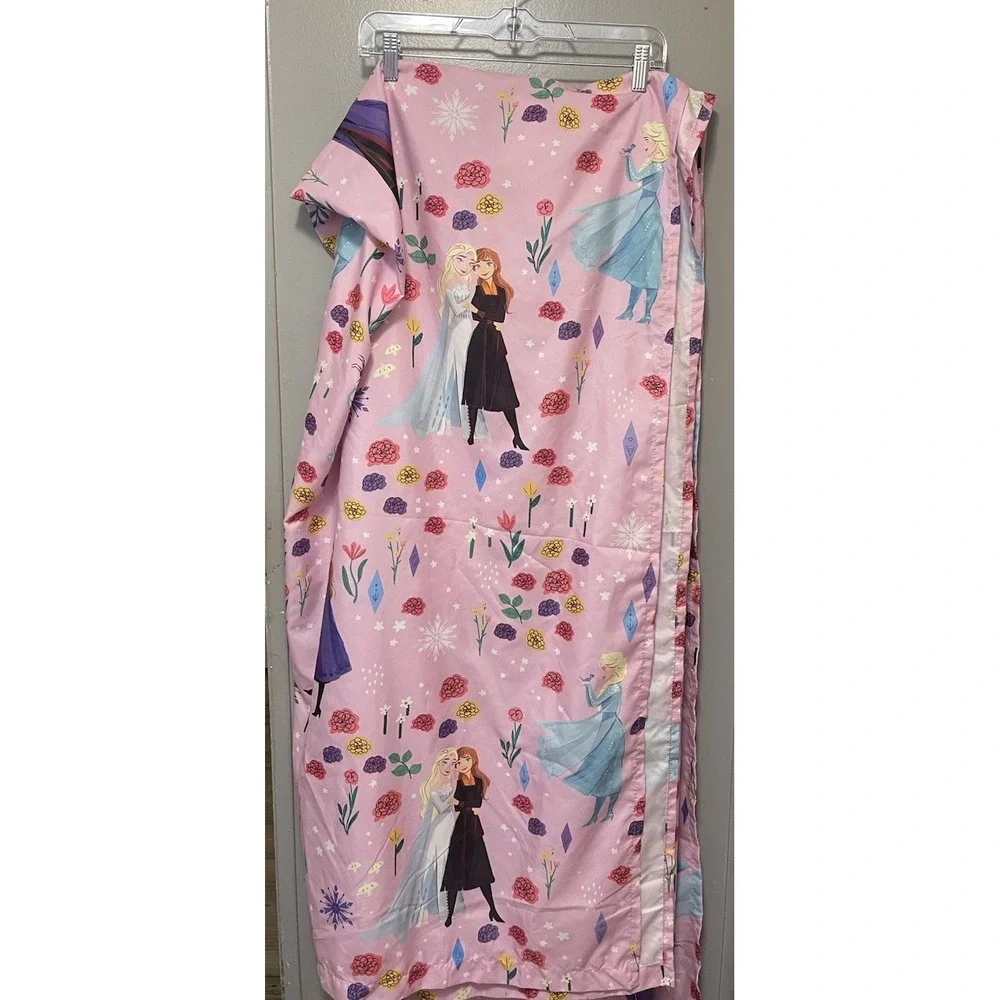 Disney Frozen Full-Size Flat Sheet Pink  Girls Room Decor