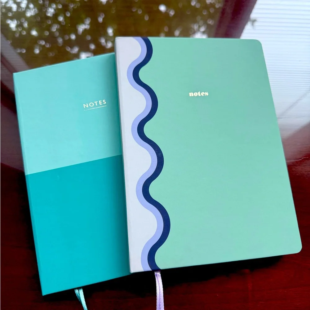 TWO Papier Scalloped Notebooks | Brand New‎