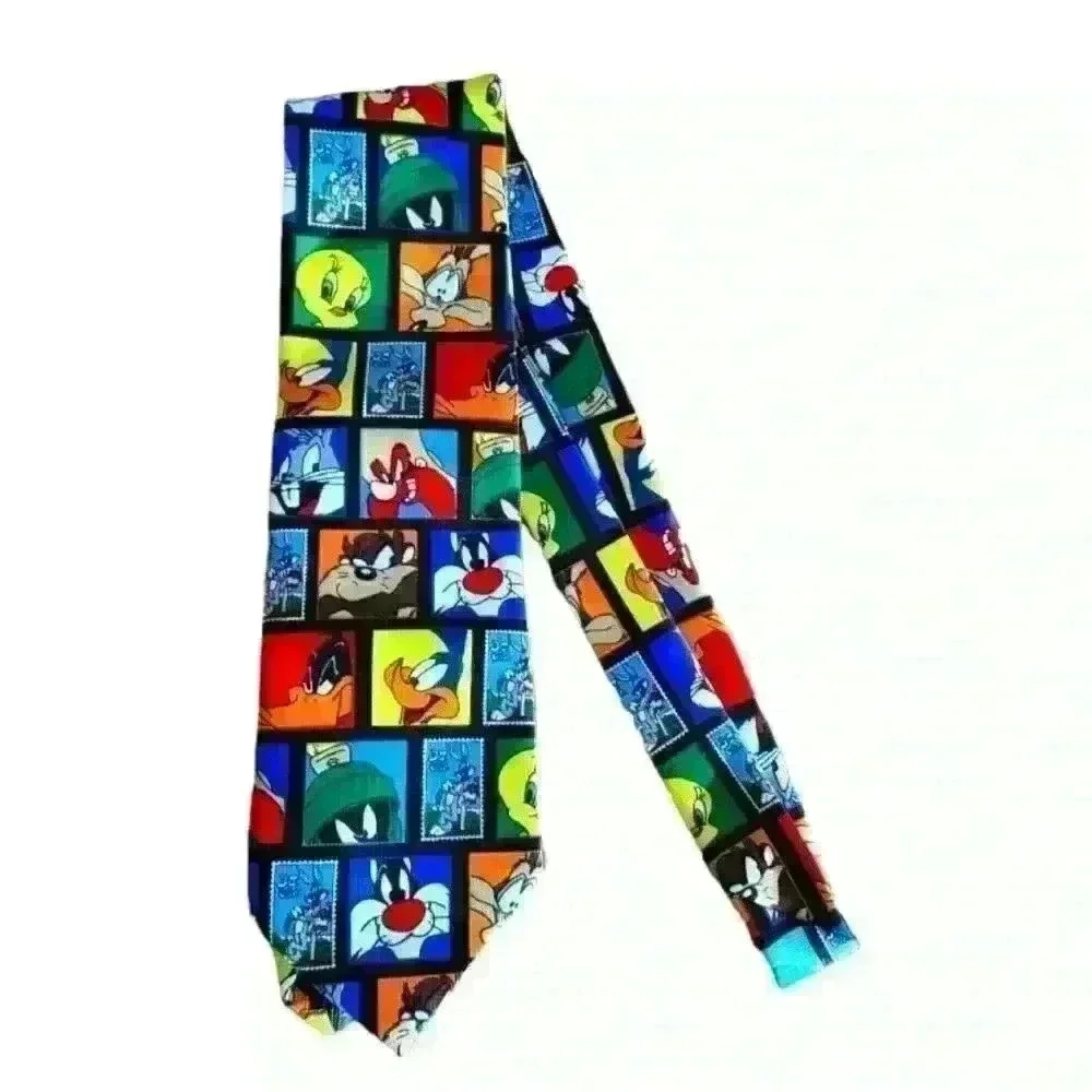 ☆ VTG 1997 Looney Tunes‎ Neck Tie Stamp Collection Bugs Bunny & Friends. 3/$30