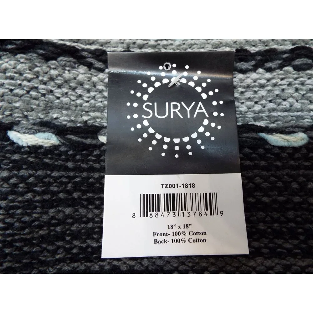 Surya throw pillow