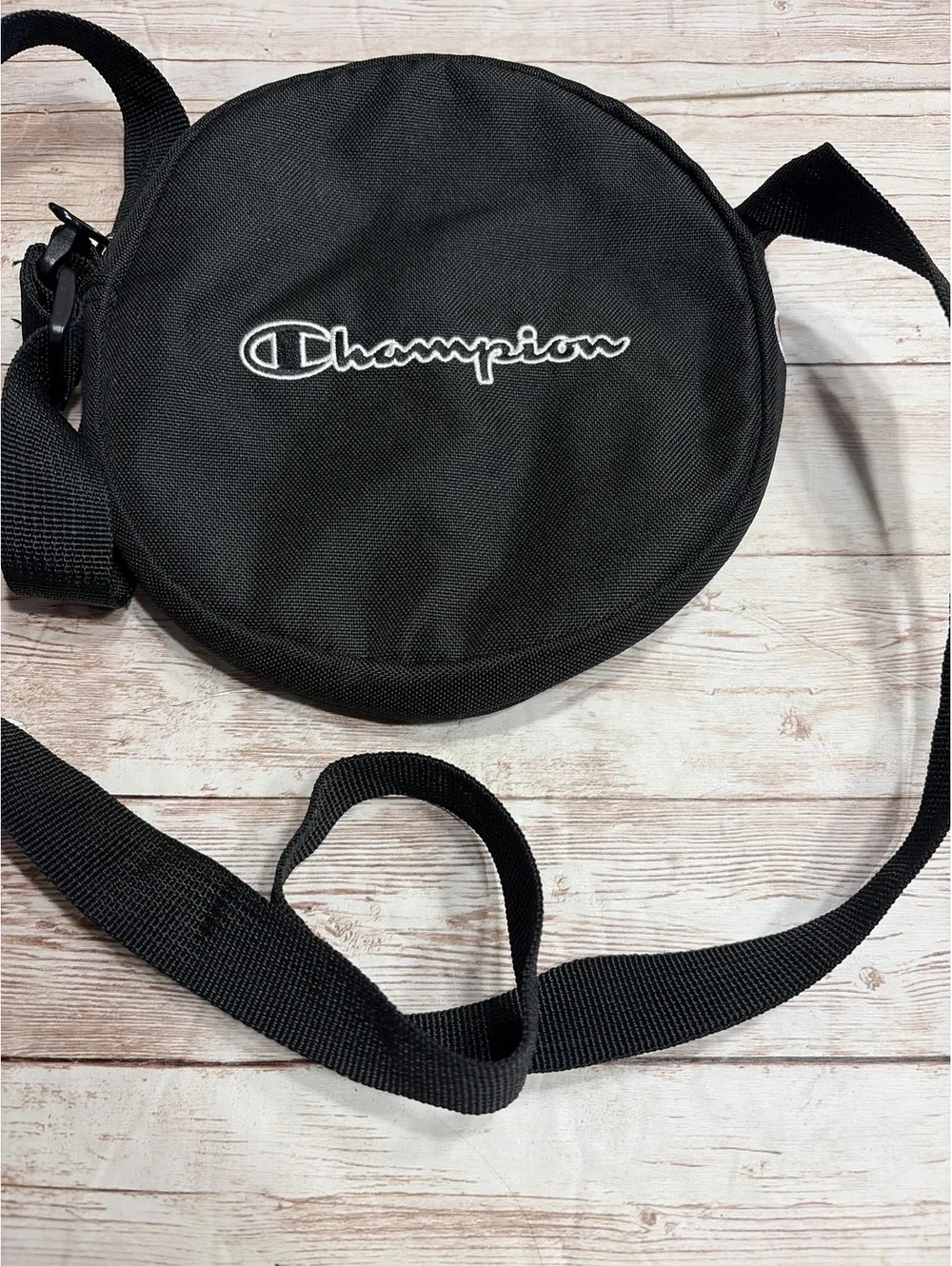 Champion Black Circle Crossbody Canvas