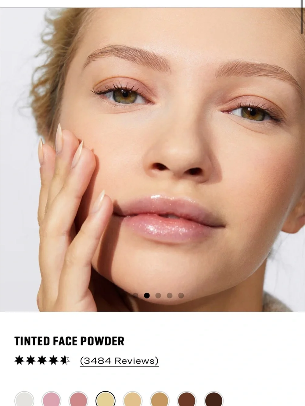 Jones Road Tinted Face Powder — Yellow New In Box