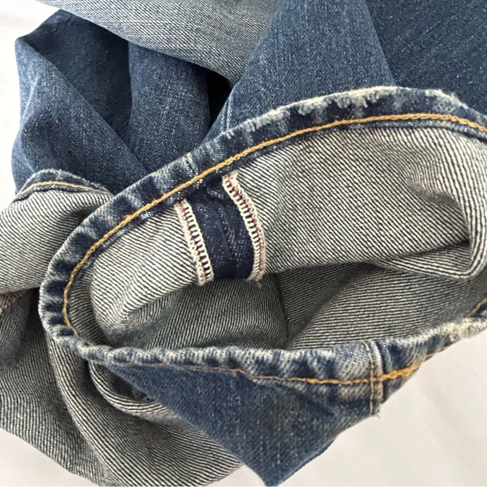 Vintage Polo Ralph Lauren Selvedge Jeans Mens Actual Size 36X31 Hampton Straight