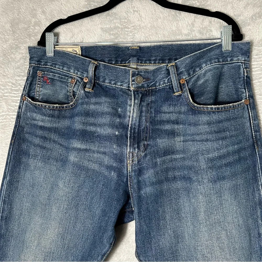 Vintage Polo Ralph Lauren Selvedge Jeans Mens Actual Size 36X31 Hampton Straight