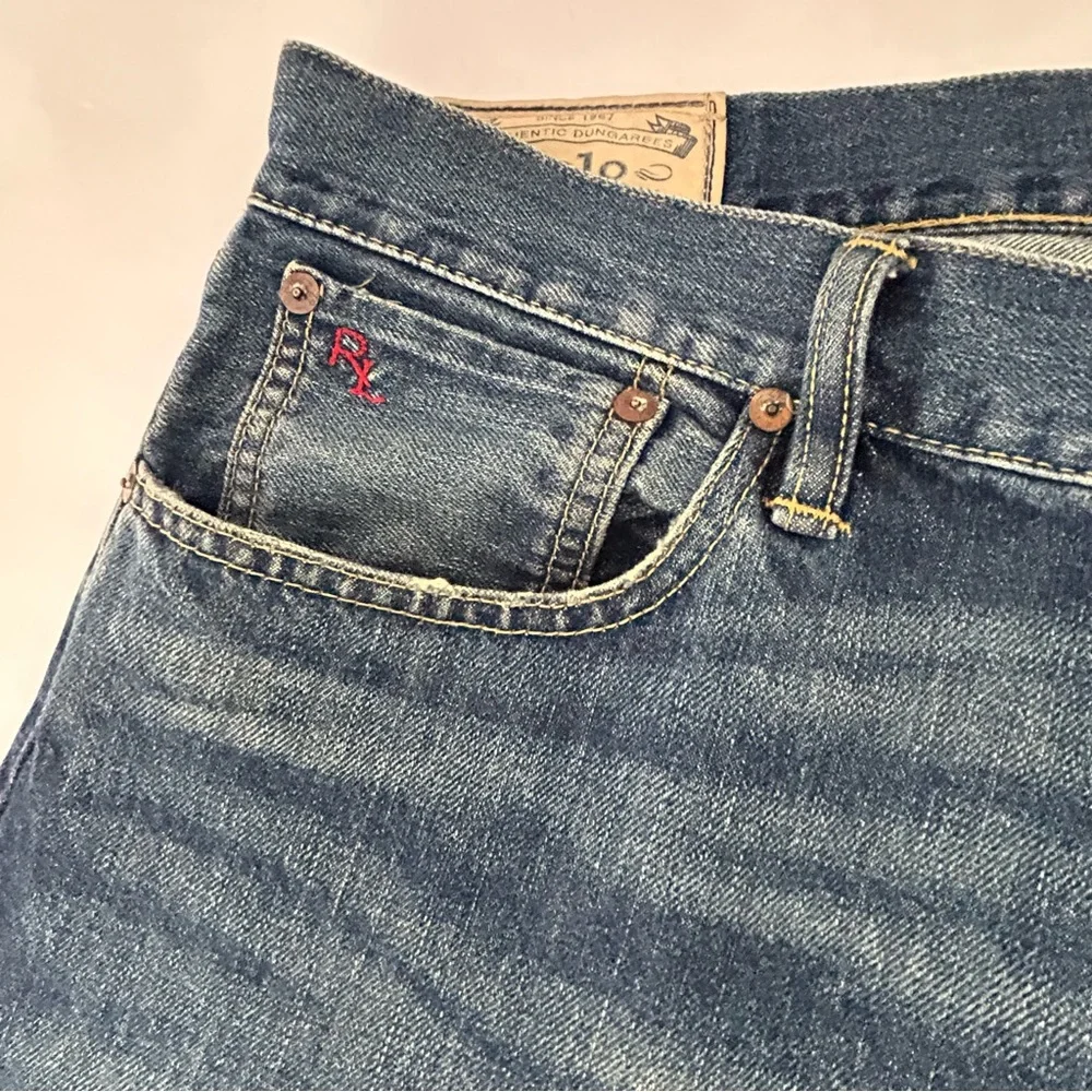 Vintage Polo Ralph Lauren Selvedge Jeans Mens Actual Size 36X31 Hampton Straight