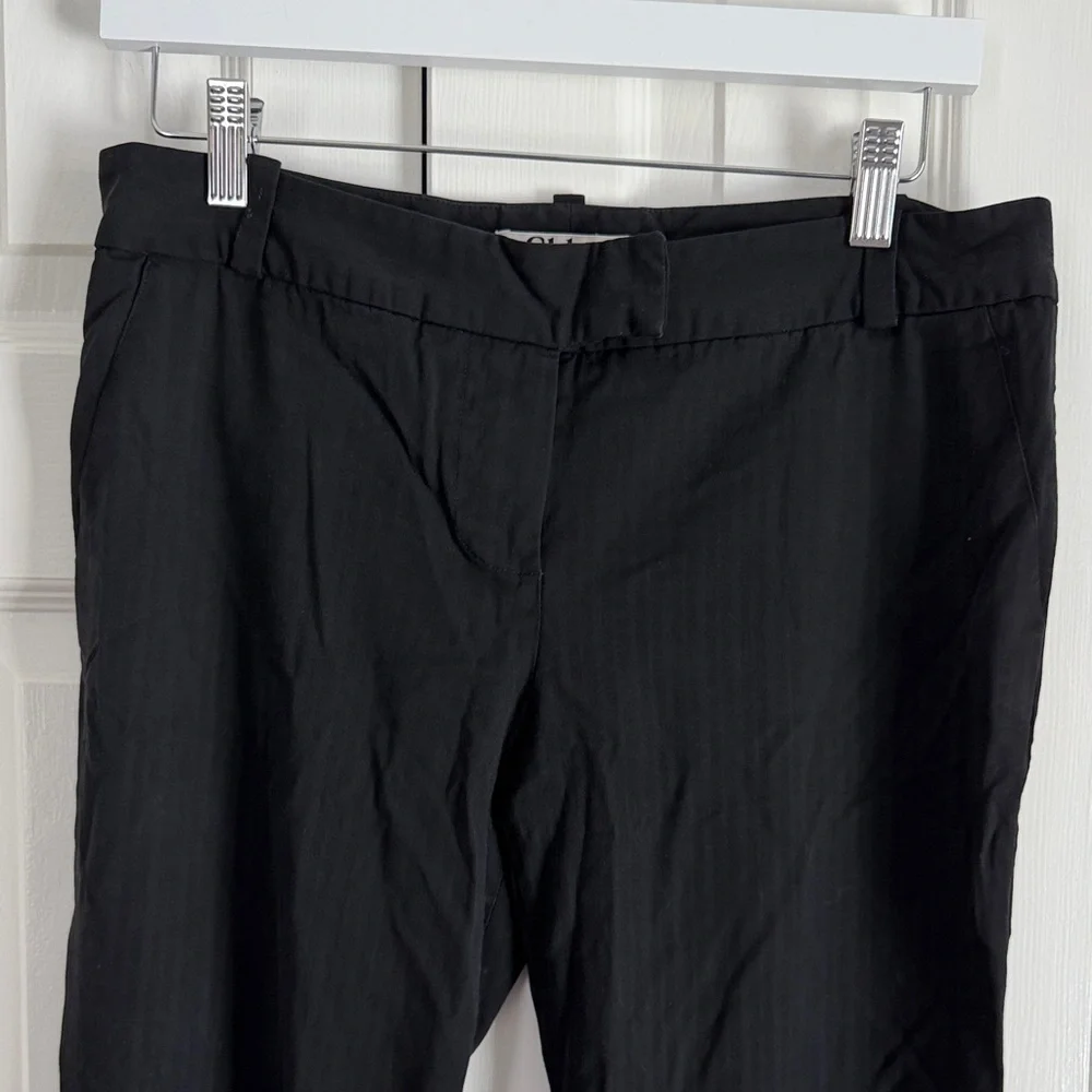 Chloé Black Tailored Trousers – Size 42 (US 10) – Made in France