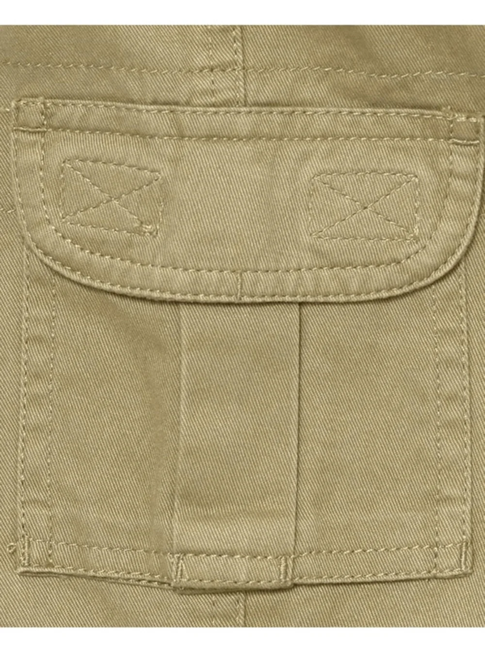 The Children's Place Boys 6 Slim Khaki Uniform Mid Rise Pull on Cargo Pants D1