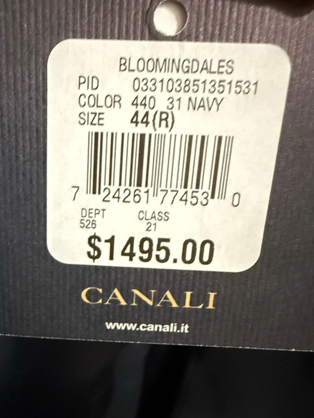 Canali bloomingdale luxury