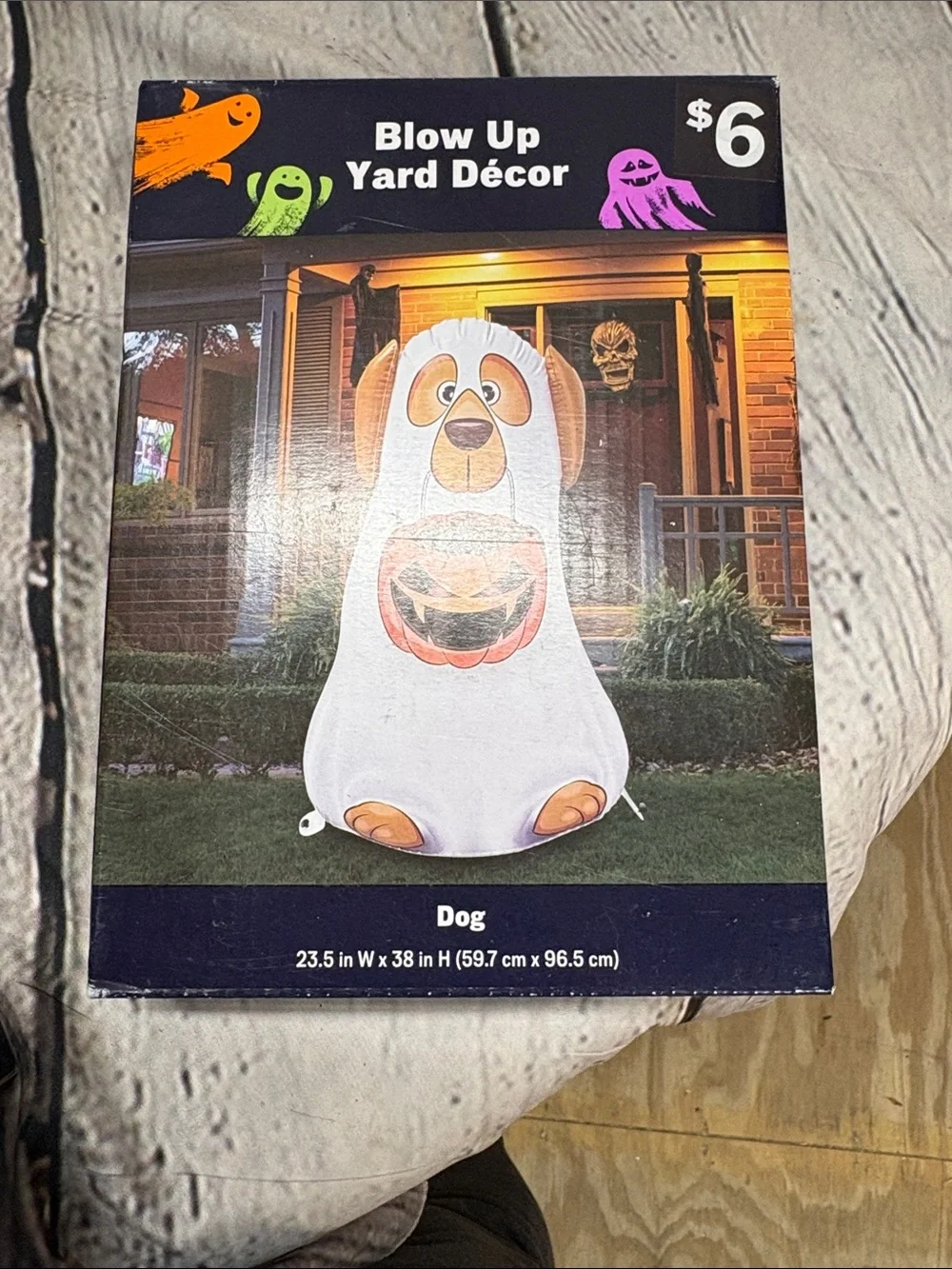 Old East Main Co white dog