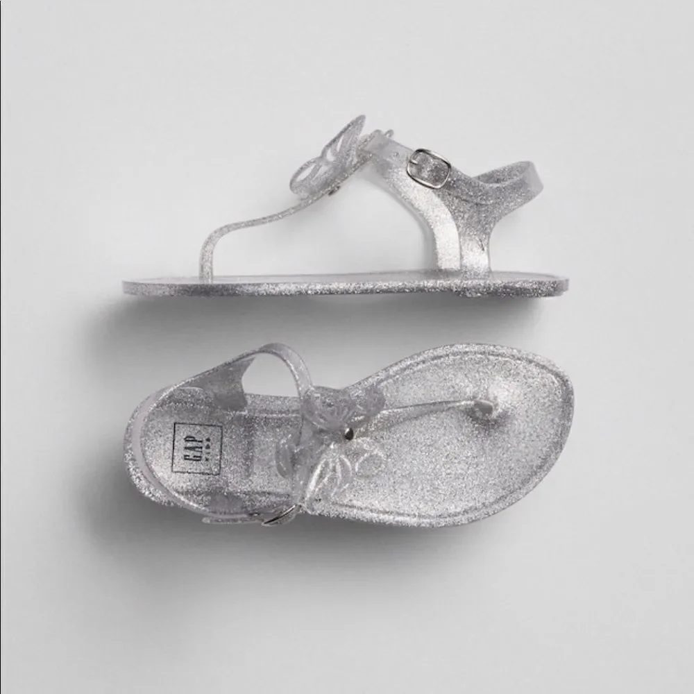 🦋Gap Butterfly Jelly Sandals girls shoes New (200)