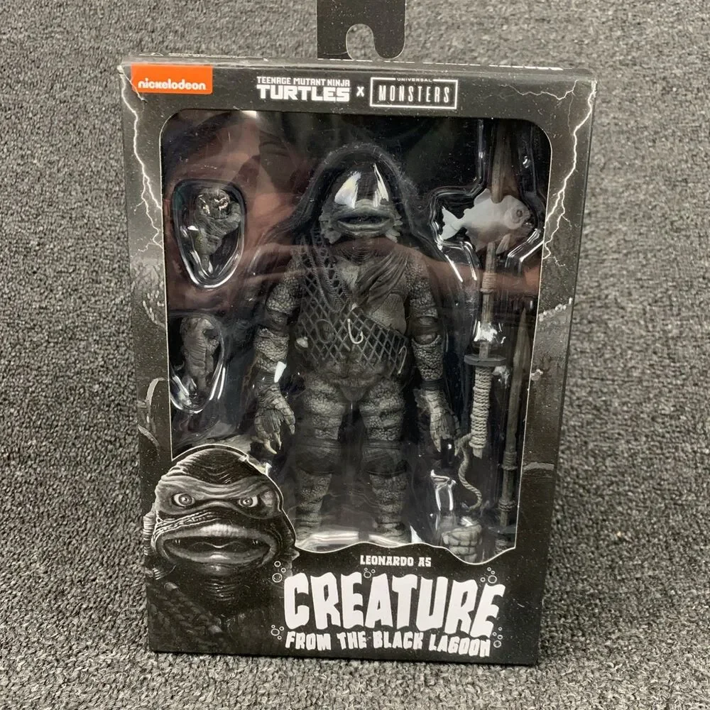 NECA Teenage Mutant Ninja Turtles Leonardo Creature From The Black Lagoon NEW