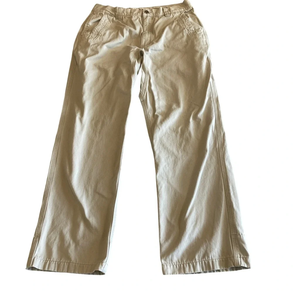 Mountain Khakis Men 34x32 (Fit 32x30) Jackson Hole Wyoming Cotton Twill Chino