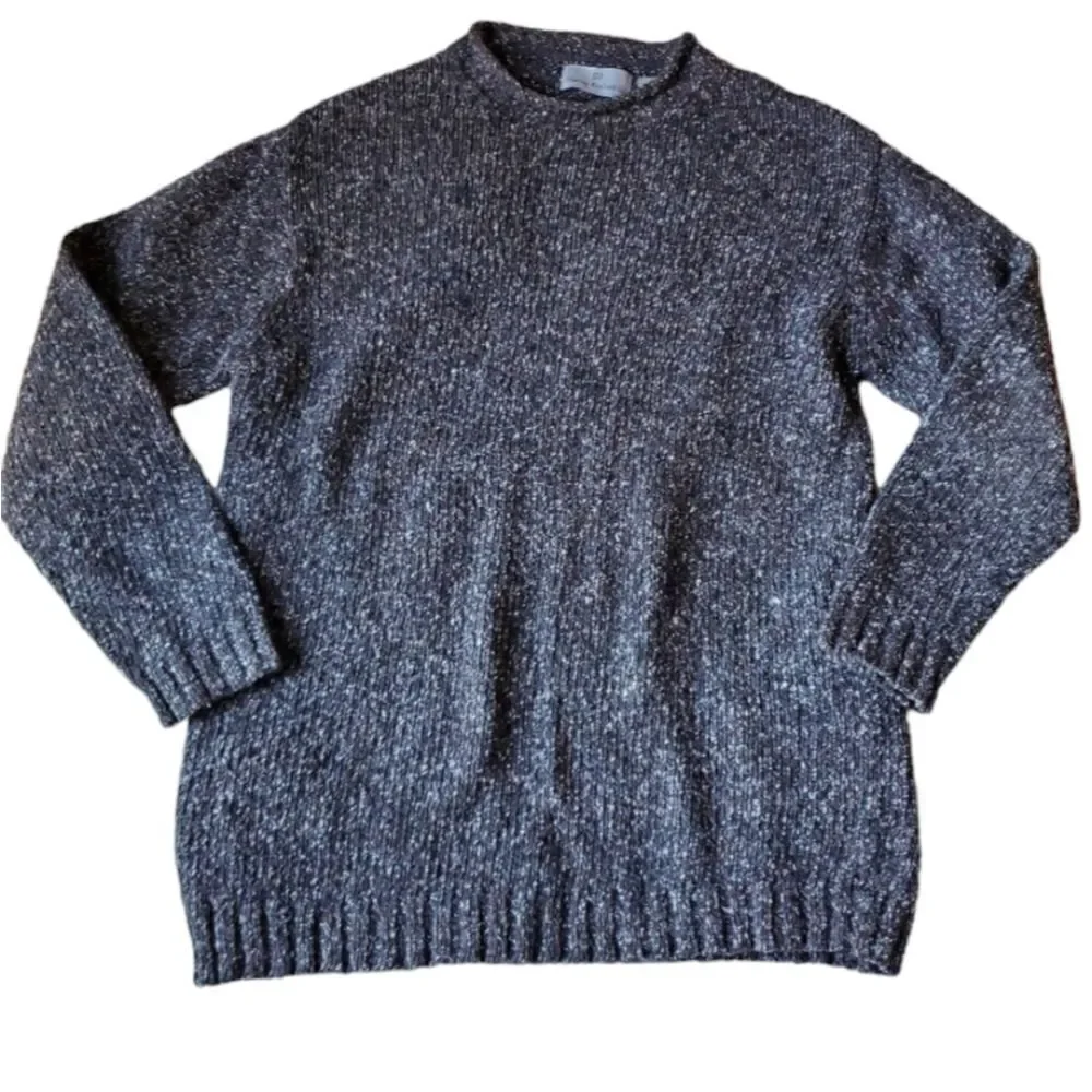HARVEY ROTHSCHILD Men's Sweater Size Medium Brown‎ Wool / Silk Blend