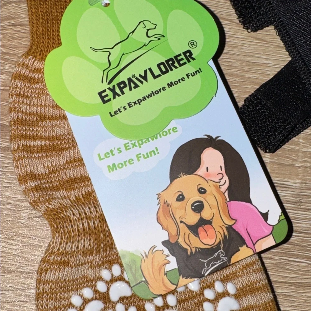 expawlorer brown socks