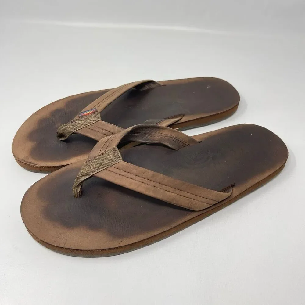 Rainbow brown leather