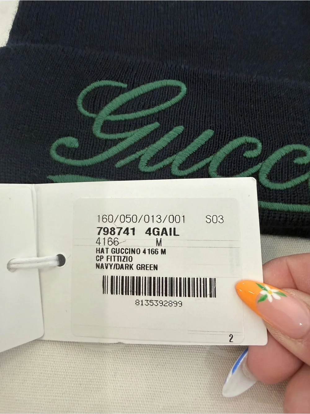 Gucci Logo Embroidered Beanie Hat