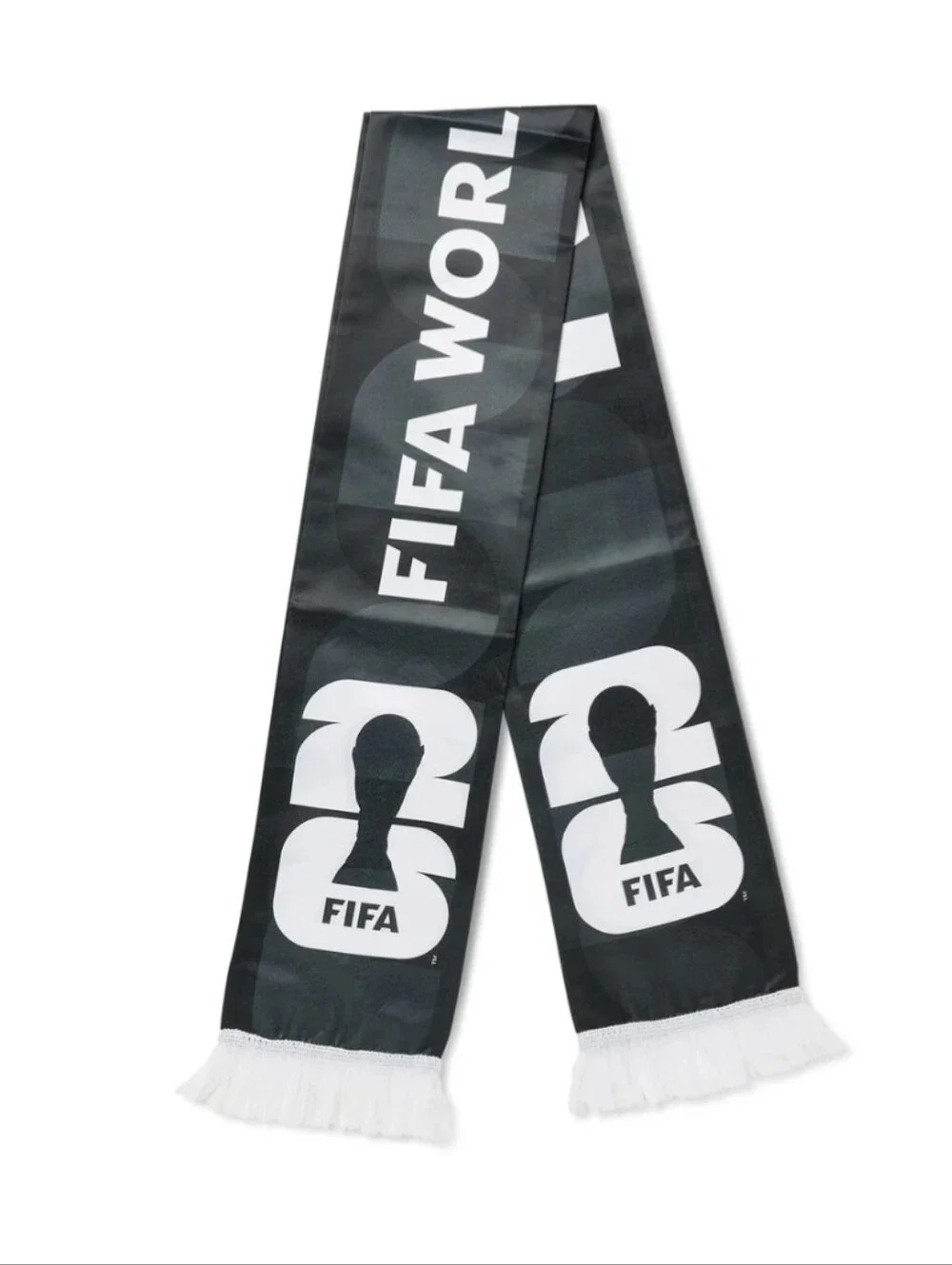 FIFA World Cup 26 Silhouette Black Fan Scarf