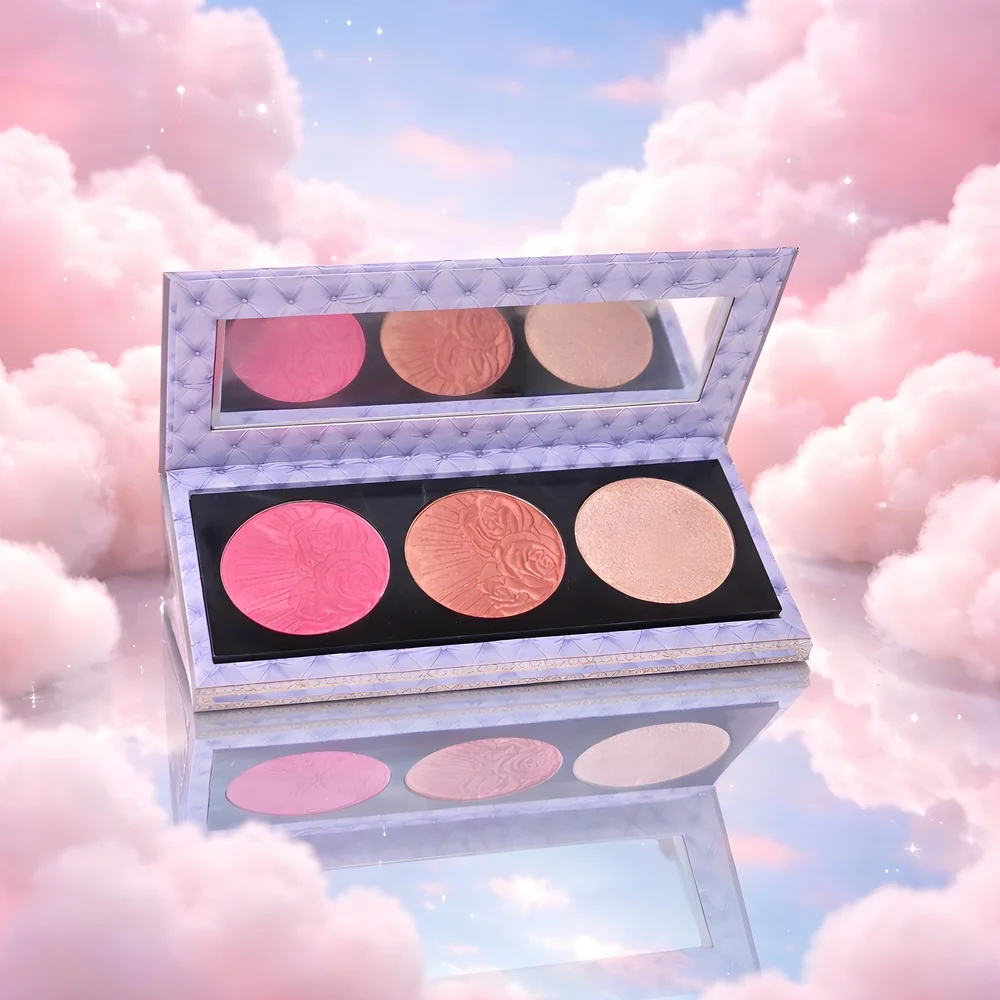 Pat McGrath Divine Blush and Glow Trio-x Bridgerton. LOVE AT FIRST BLUSH