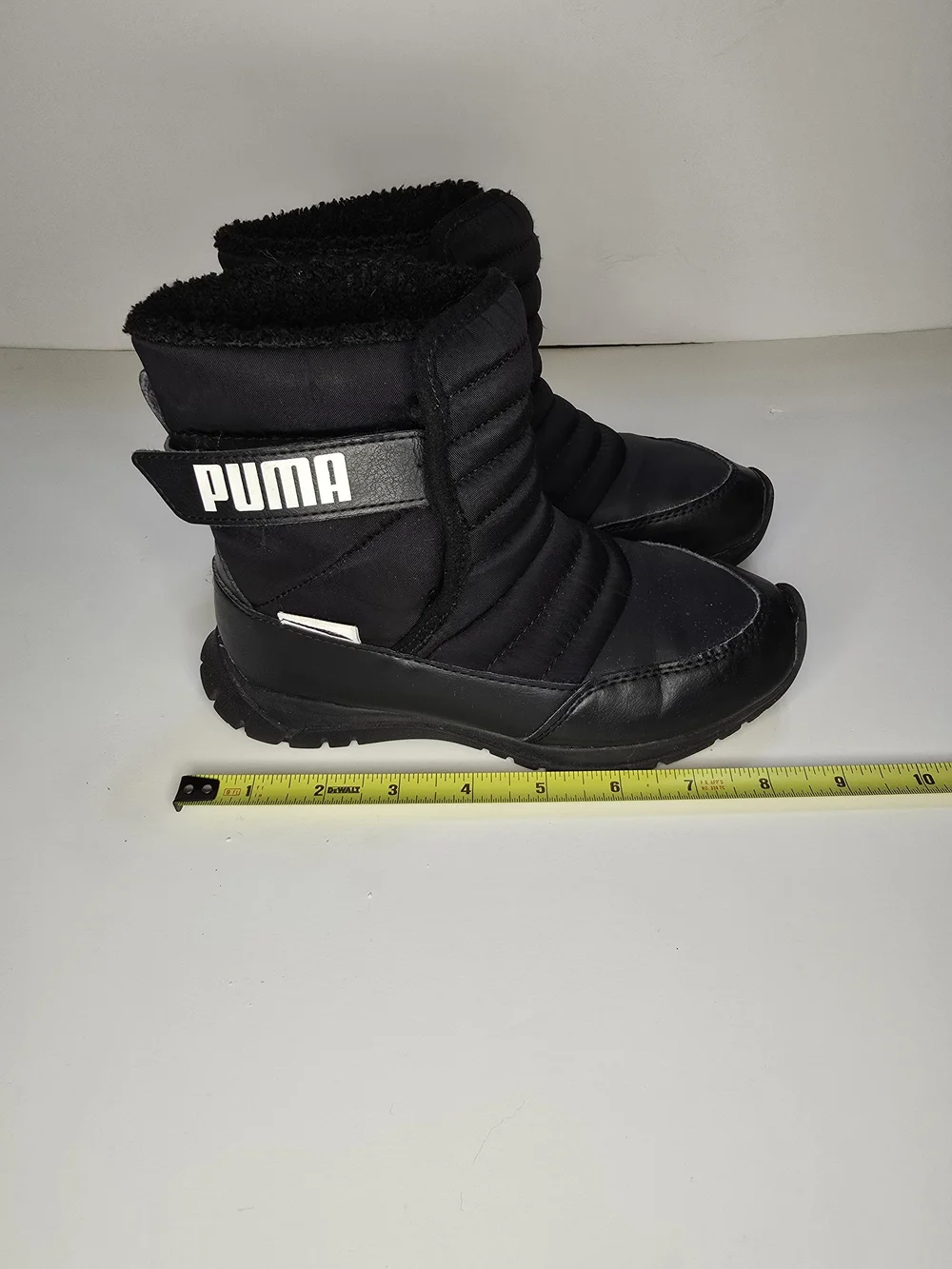 Puma black quilted