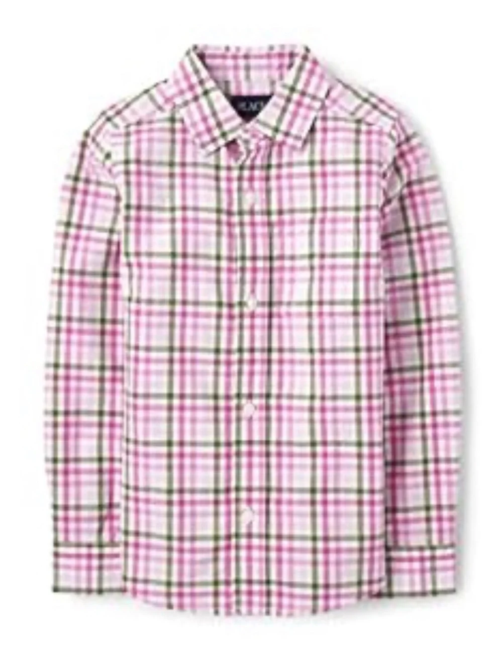 The Children’s Place Boys Poplin Long Sleeve Button Down Shirt