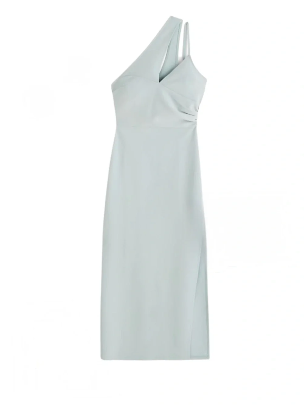 NWT Abercrombie and Fitch Asymmetrical Ruched Maxi Dress