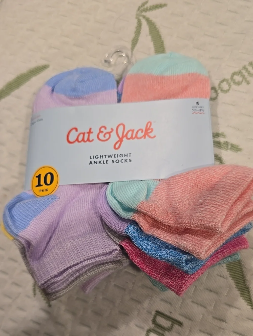 ❤️10/$40 New Cat And Jack Girls Ankle Socks
