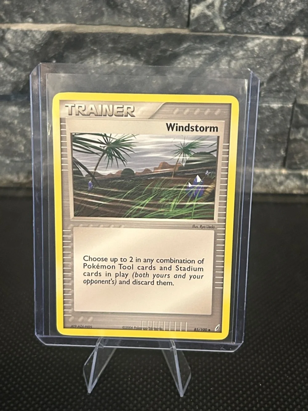 Pokemon Windstorm Trainer 85/100 from‎ Vintage EX Crystal Guardians Set (2006)