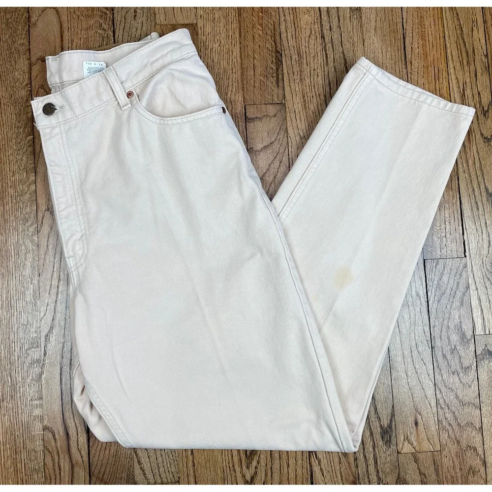Vintage‎ Levi's 550 Relaxed Fit Tapered Leg Pink Women's Denim Jeans Sz 32x30