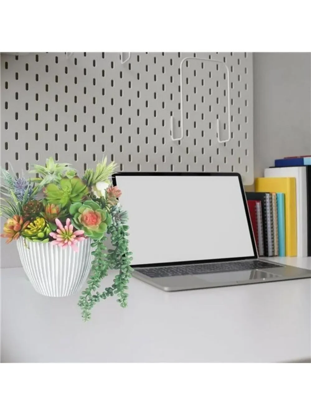 Set of 25 artificial succulent plants faux unpotted greenery for home garden dec