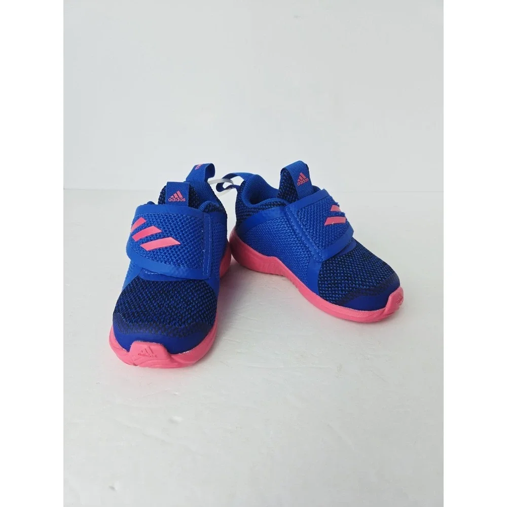 Adidas Kid's Ready‎ Steady Girl Walking Shoe blue Pink 6K US Toddler NWOT