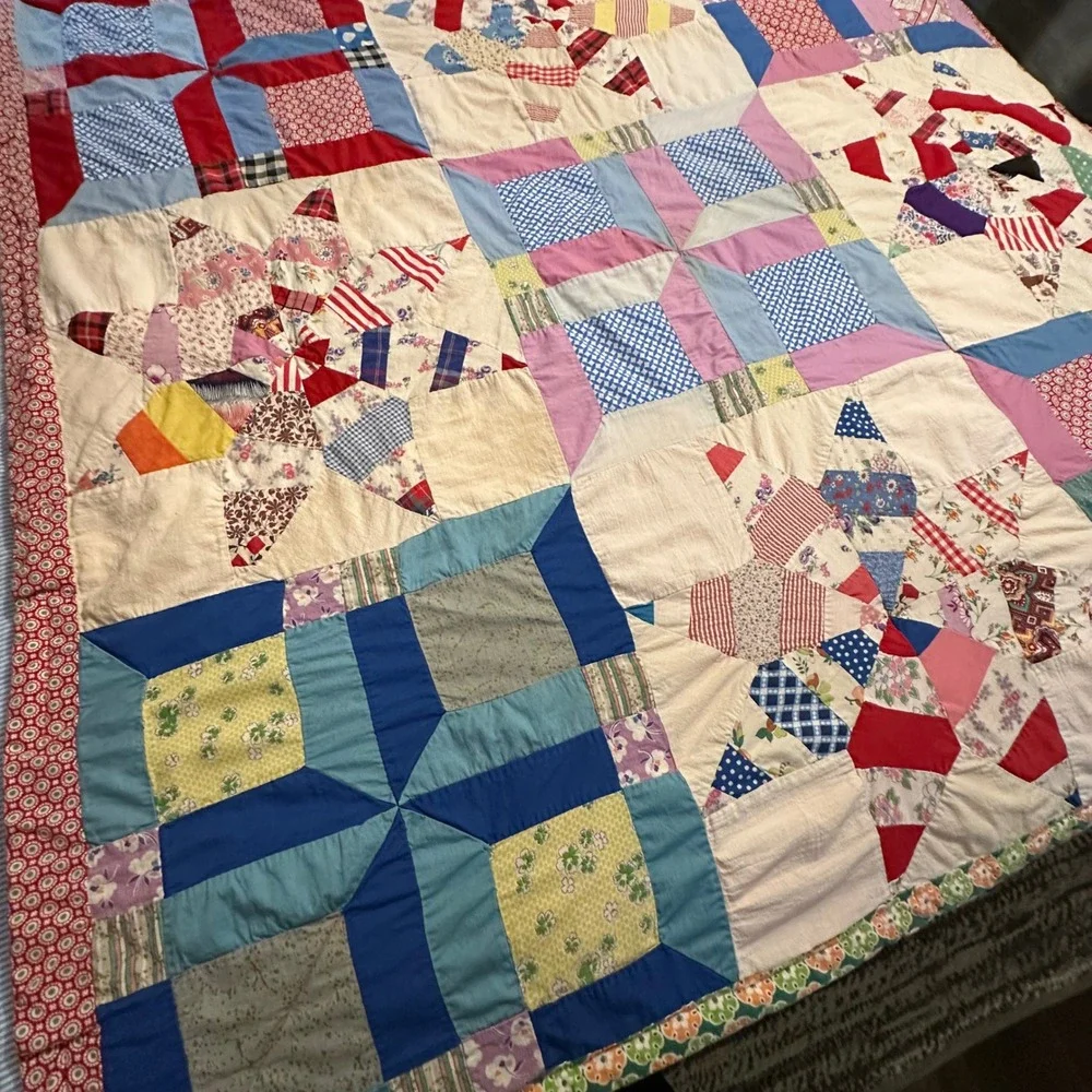 Handmade vintage quilt