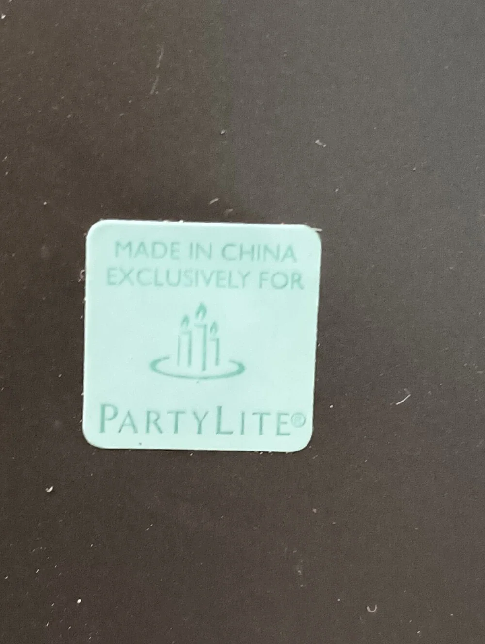 PartyLite sleek black
