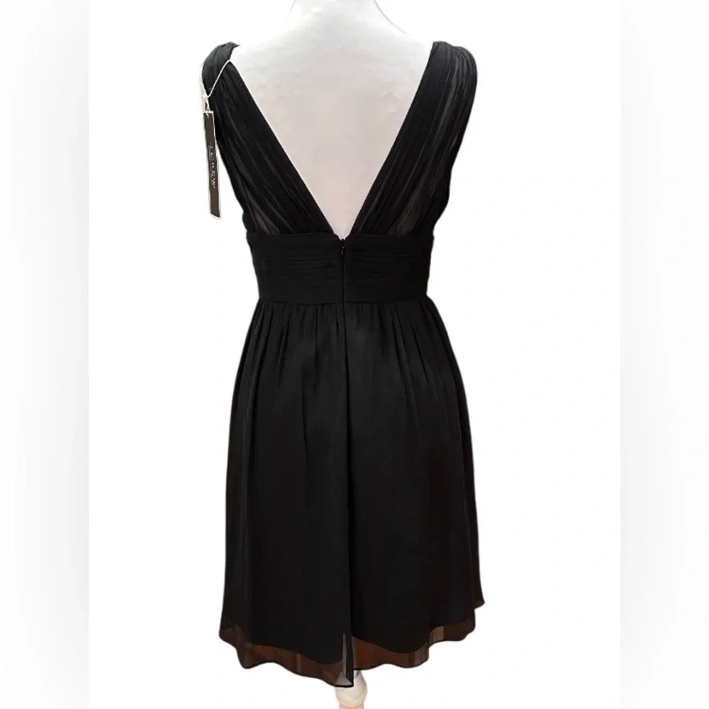 J. Crew black chiffon