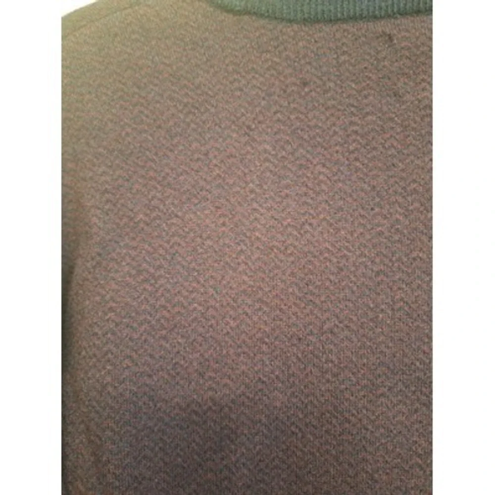 Stafford Mens XXL Plum Navy Crewneck‎ Sweater Wool Cashmere Blend NWT