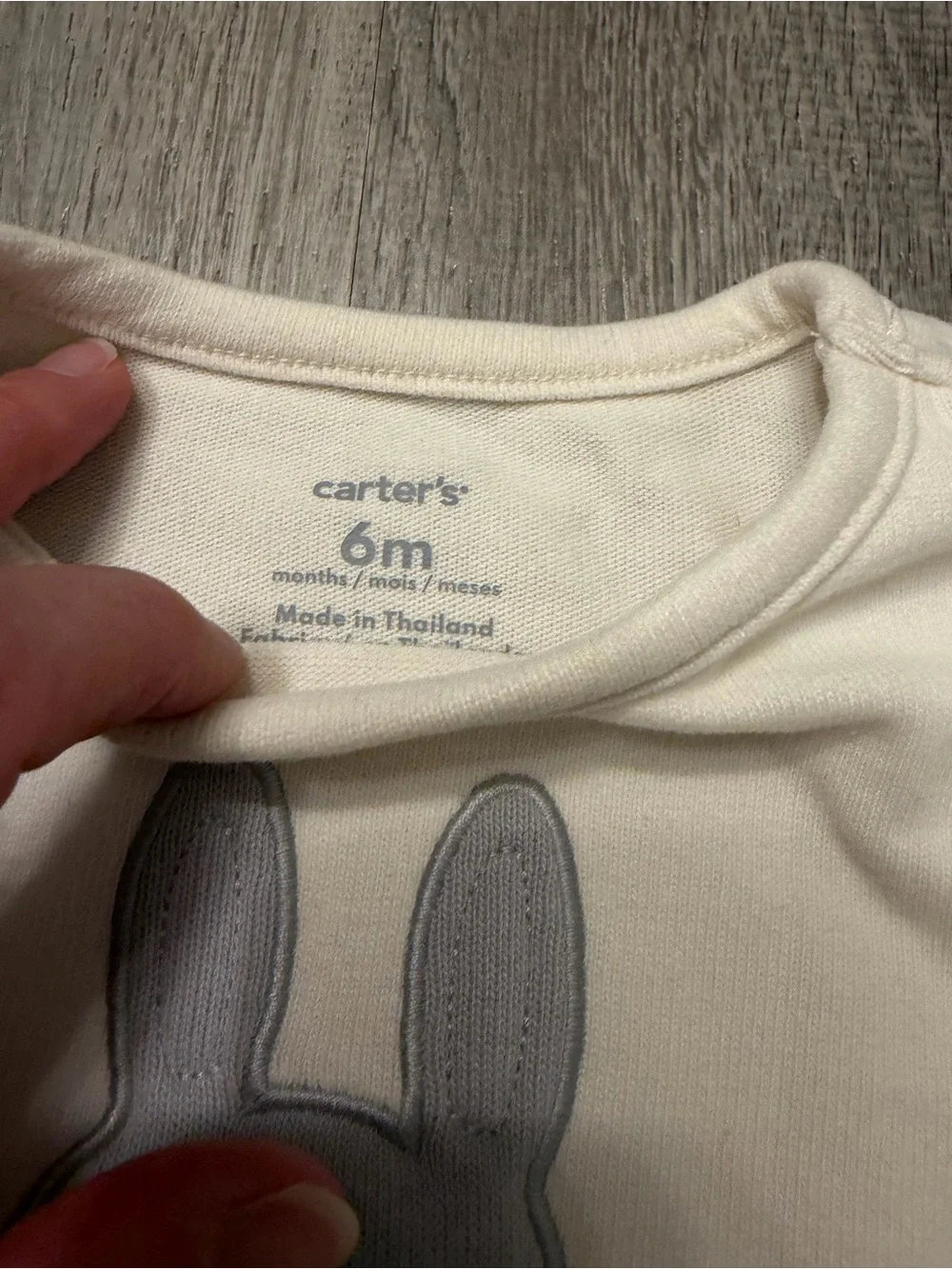 Carter's‎ 3-Piece Baby Bodysuit Set with additional Bunny Crewneck - 6M- NWT