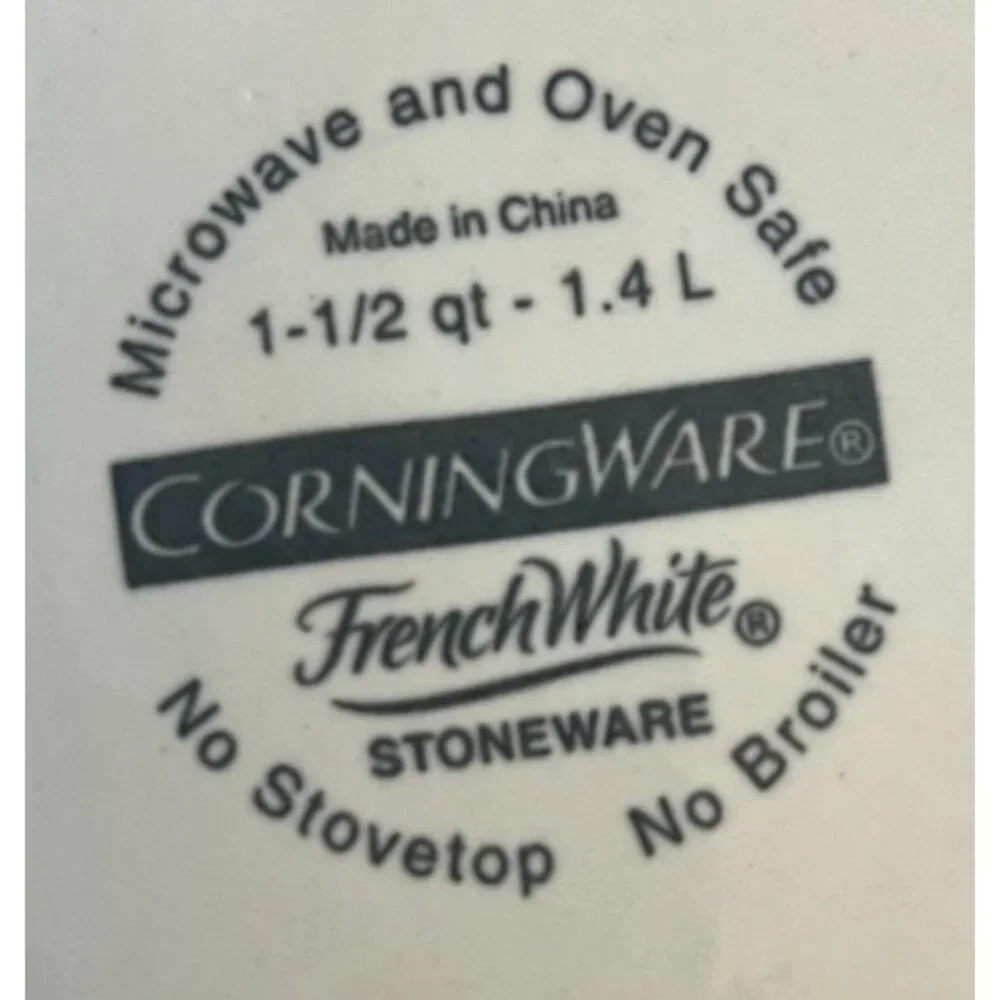 Corningware french white