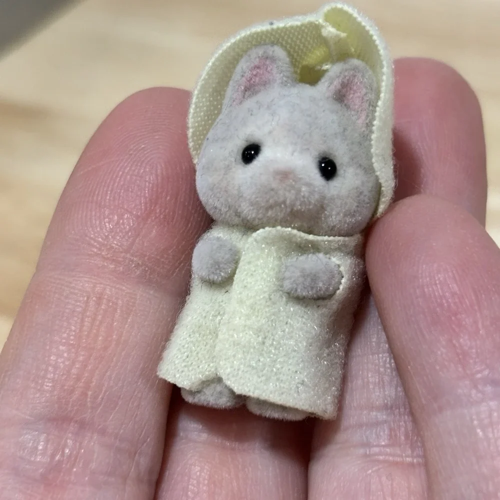 Calico Critters‎ Figures Lot Sylvanian Families Husky Dog Family Furniture READ