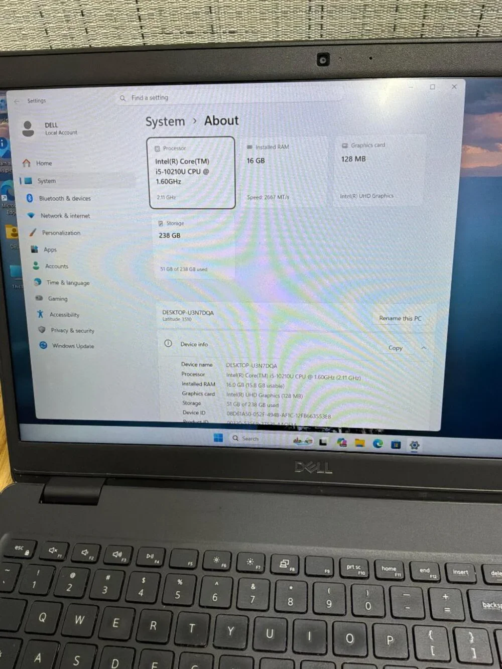 Dell latitude 3510