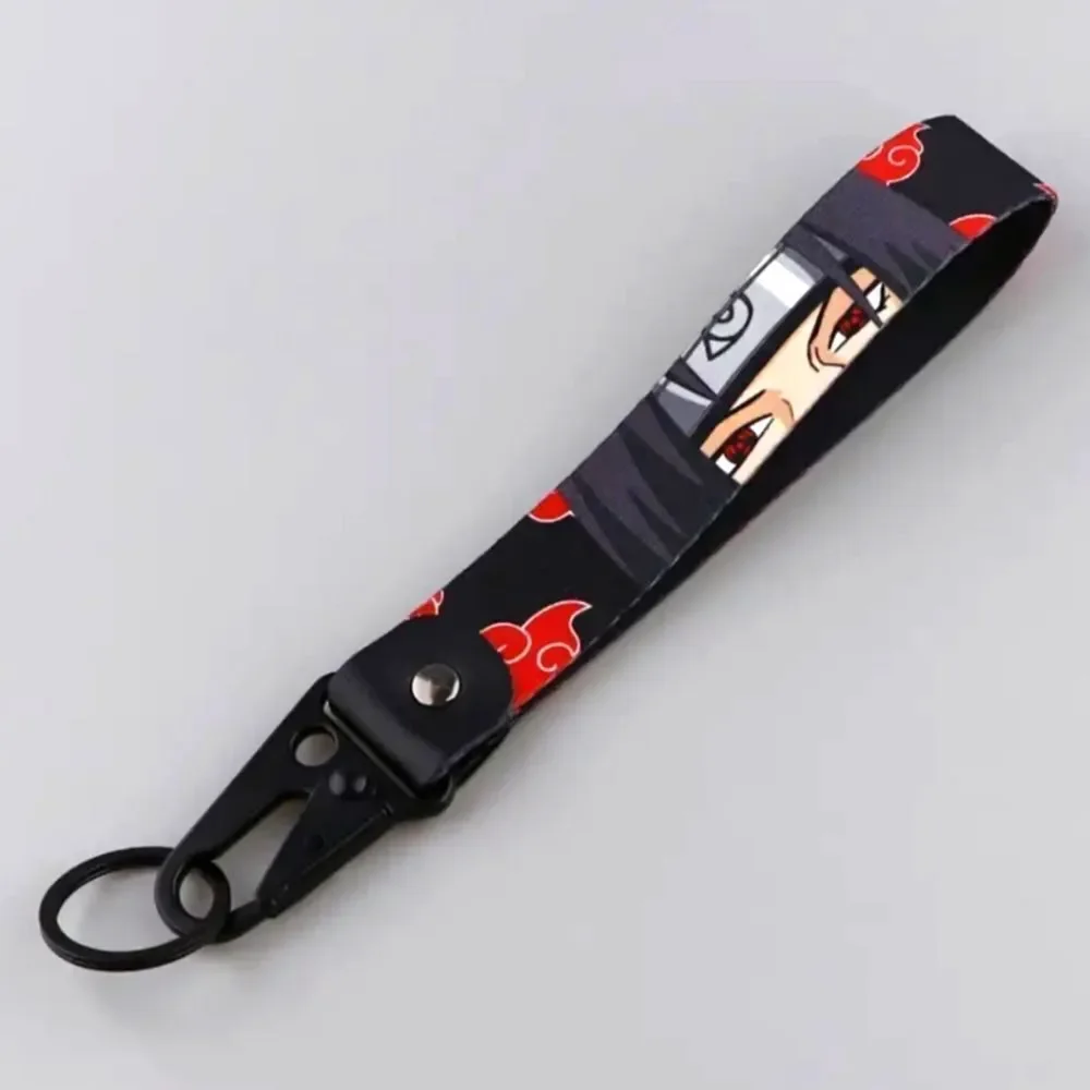 Anime naruto hand band keychain holder belt hook utility accessory